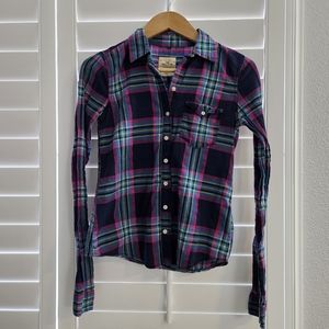 Vintage Hollister Plaid Button Down